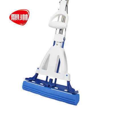 飘琳海绵对折式伸缩棉海棉10-1265-21手吸水杆挤胶拖把免水洗头