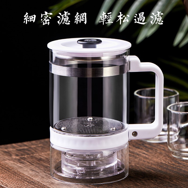 茶之恋玻璃功夫茶具茶杯套装透明泡茶器简约耐热懒人茶壶家用创意