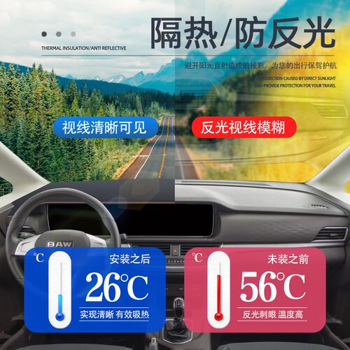 北汽锐胜王牌m7专用中控台防晒避光垫仪表防滑操作工作汽车用品内