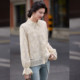 晶晶姐妹专属 衬衫 &白鹿语冬款 翻领花边拼接长袖 BY20379 时尚