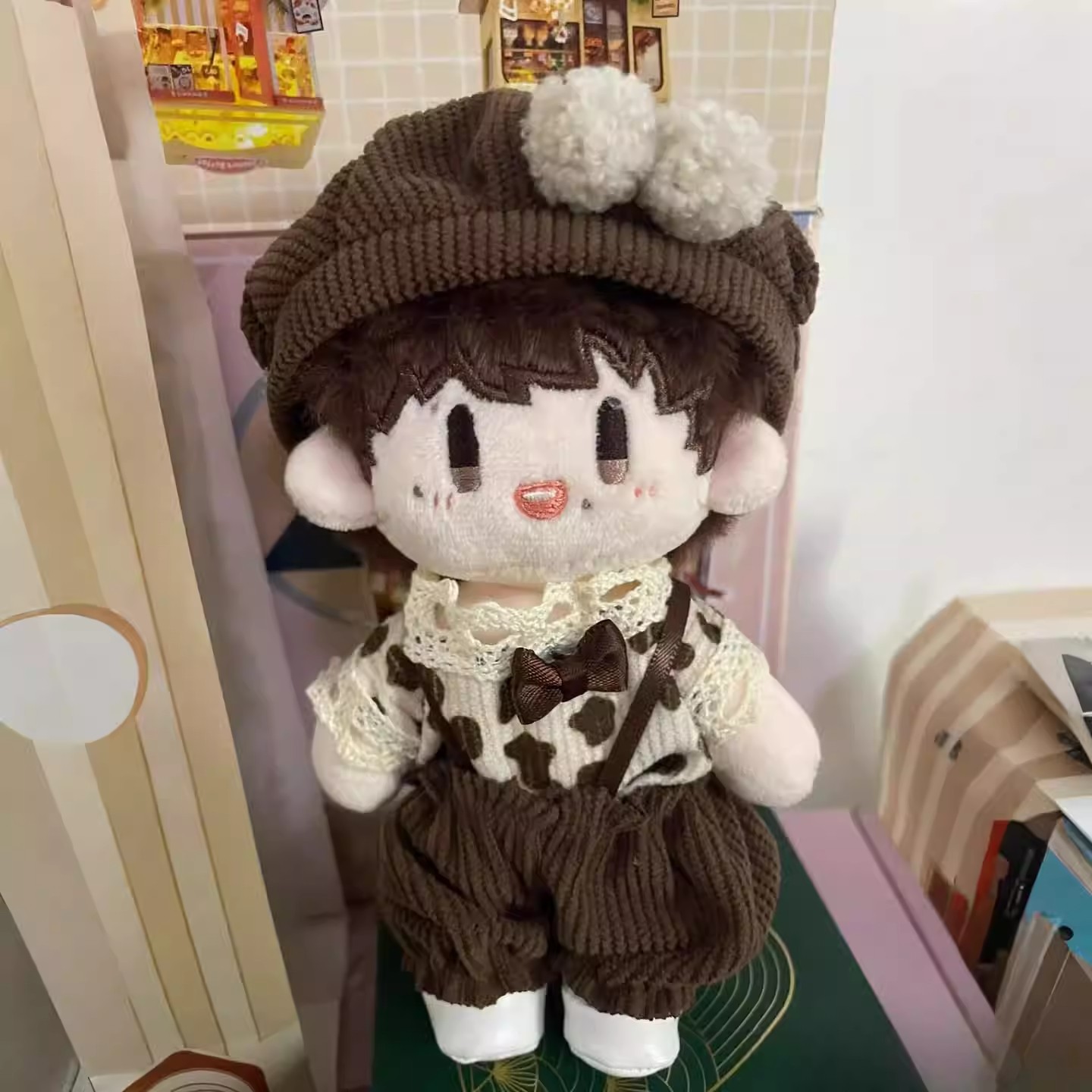 周可可娃衣周深周边10cm16cm棉花娃娃海星体衣服可爱套装服装着替