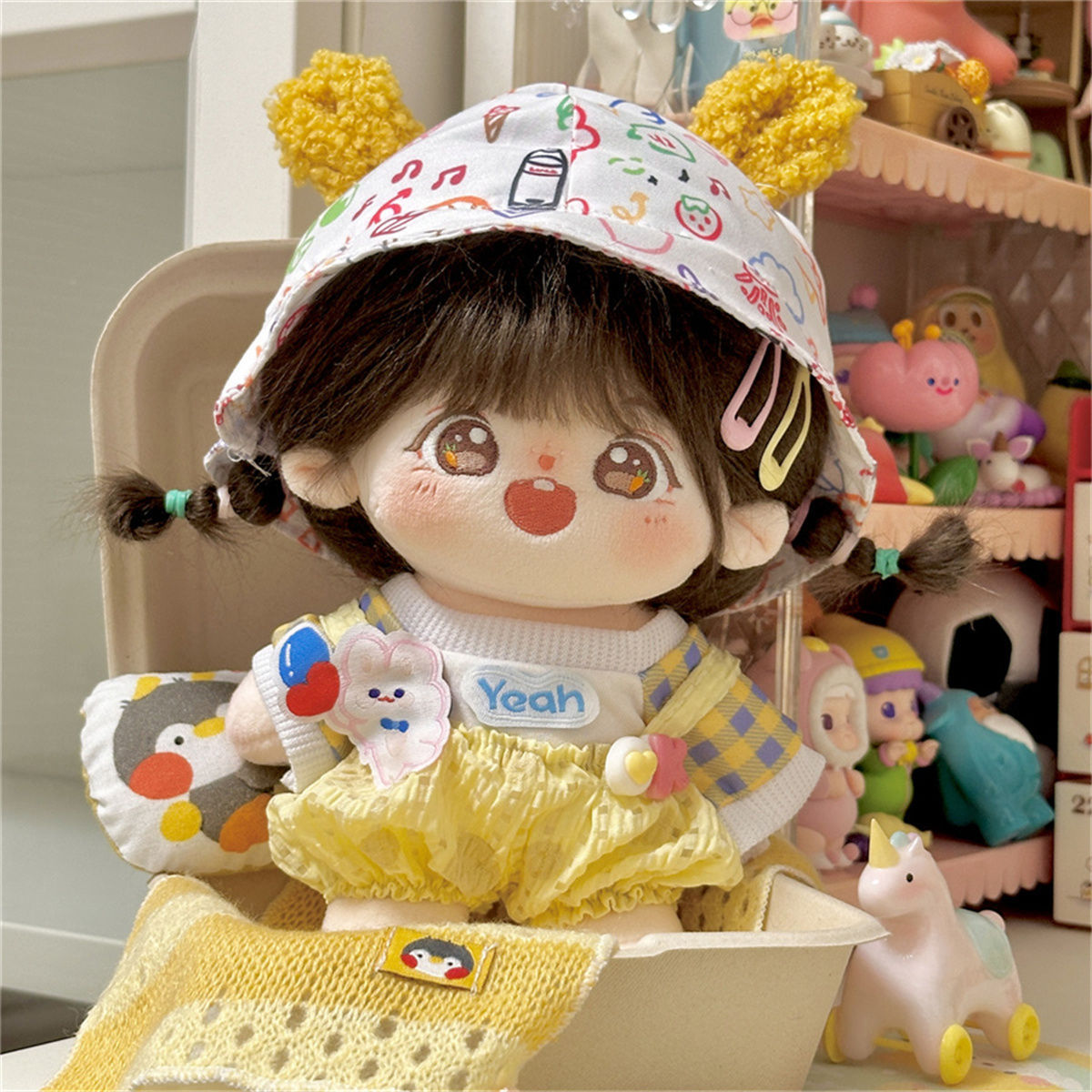 现货棉花娃娃衣服20cm女娃裙子套装夏日20厘米好看的可爱玩偶娃衣