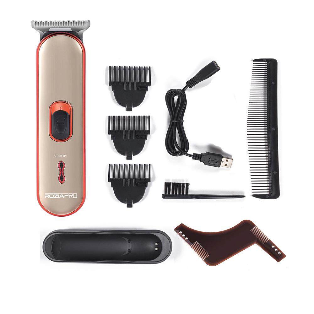 电动男士理发器鬓角造型梳带刷络腮胡修剪发廊家用二合一电动推子