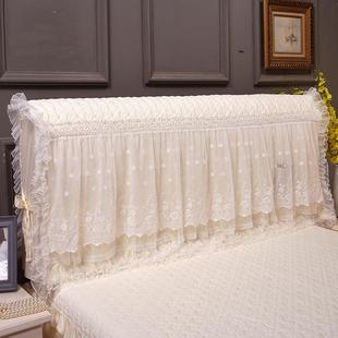 xyt2025丝新F76TS6T6款 刺绣蕾公主风头罩套皮床板保护床套罩梦幻