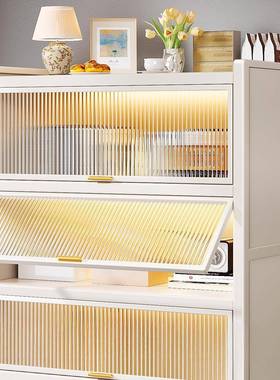 家用置物防尘加阳厚克力亚HXS-YGCW水晶光板简易关储物柜客厅卧室