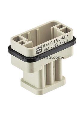 HARTING浩亭重1载连接器航空插头FAN092011730H01anQ7/0-M-c10A