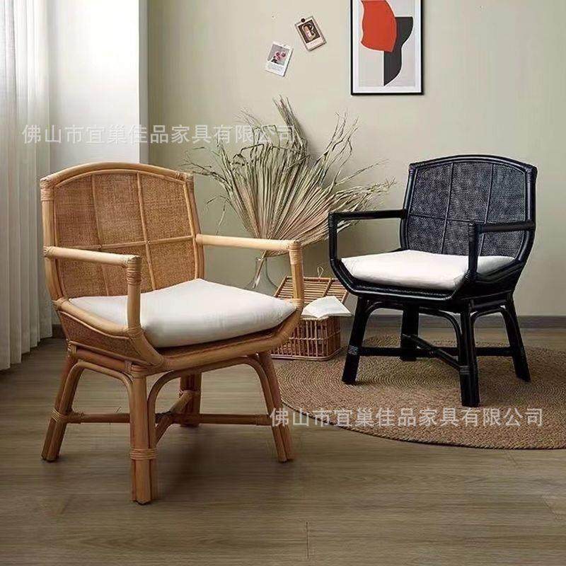 日QY-TY式藤餐椅天然藤真椅编靠背子复古人设计师休闲椅民宿茶舍,商业/办公家具,商用藤编家具,淘宝优惠券,粉丝福利购,淘宝优惠卷