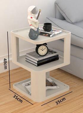 客厅沙XVO发边几边轻柜现代简小约床头柜铁艺创奢意床头茶几小桌