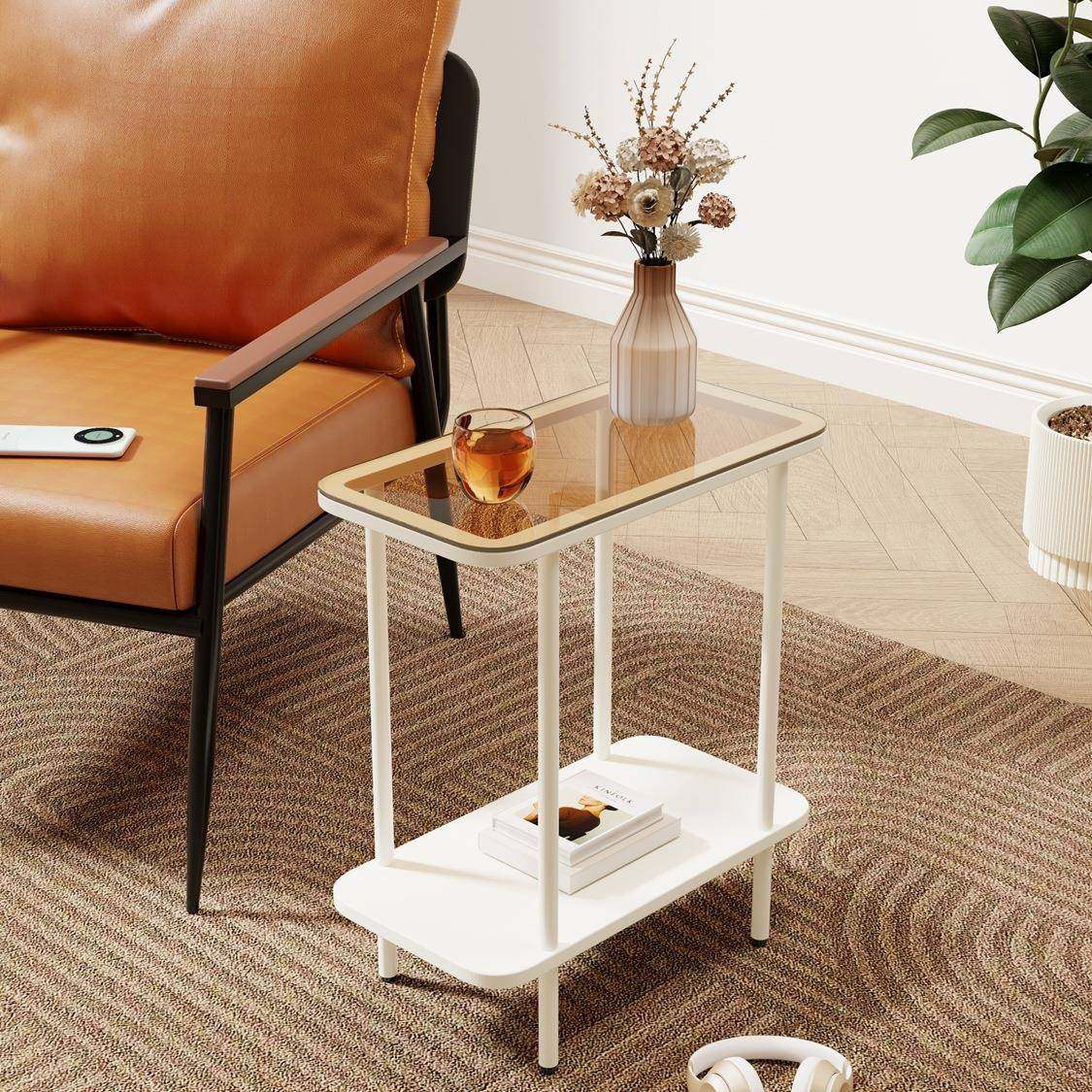 夹缝头边几简易沙发侧边轻迷你小桌子奢床BJ06置物架躺椅旁角几几