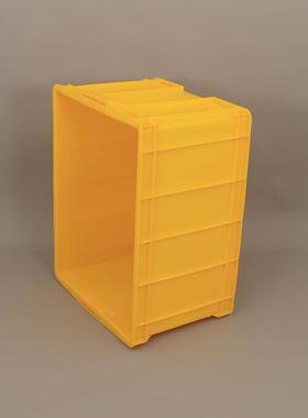 黄色料周转箱XOV大7号00-90周转储3物塑料胶箱加塑厚