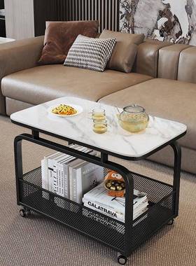 客厅创沙发边几移现动茶几小推车简约代EOA意可卧室床头桌艺术小