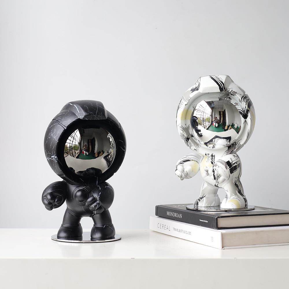 现代抽象PU树脂家居摆件潮玩送礼工艺品入门玄关柜电视柜装饰品