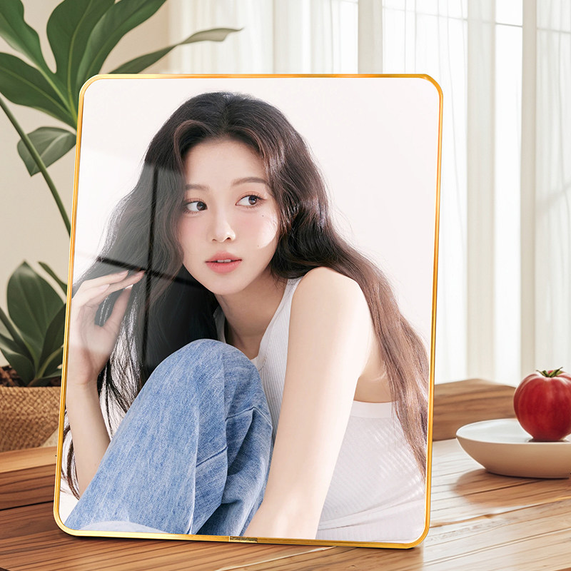 照片定制摆台洗相片做成相框加打印相册制作高级感水晶桌面摆件