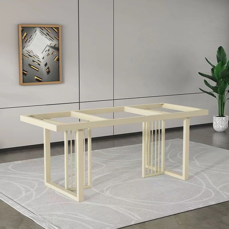 大板桌腿铁艺支架办公桌茶桌金属桌架桌子底座岩板大理石瓷砖桌脚