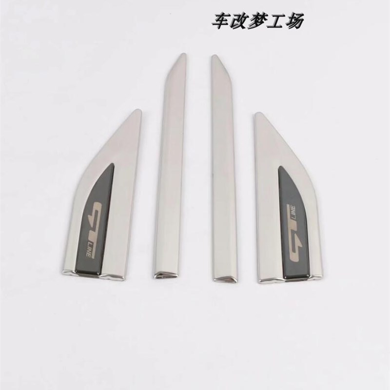 起亚19款K3改装标 k3侧标叶子板装饰条不锈钢车身贴标侧边标专用