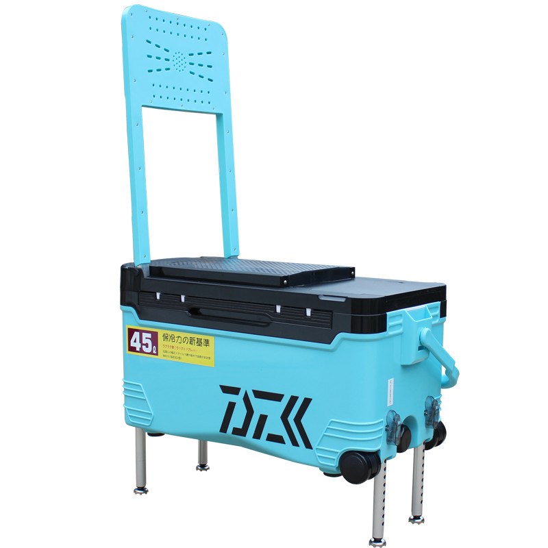 5升大靠背钓箱万向狼途拐角炮台全配件带工具层可免安装加厚