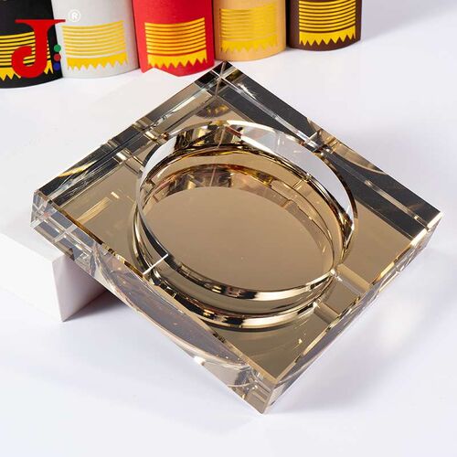 源头水晶烟灰缸 k9方形烟灰缸水晶烟缸水晶工艺礼品