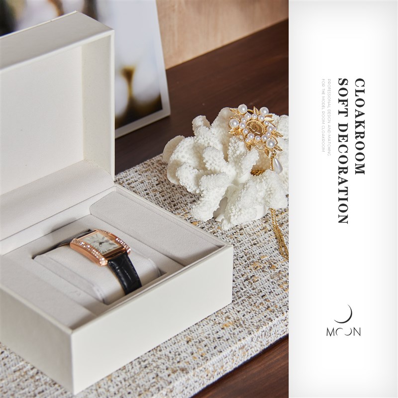 MOON慕空间样板房衣帽间梳妆台摆件小珊瑚售楼处软装饰品摆设道具