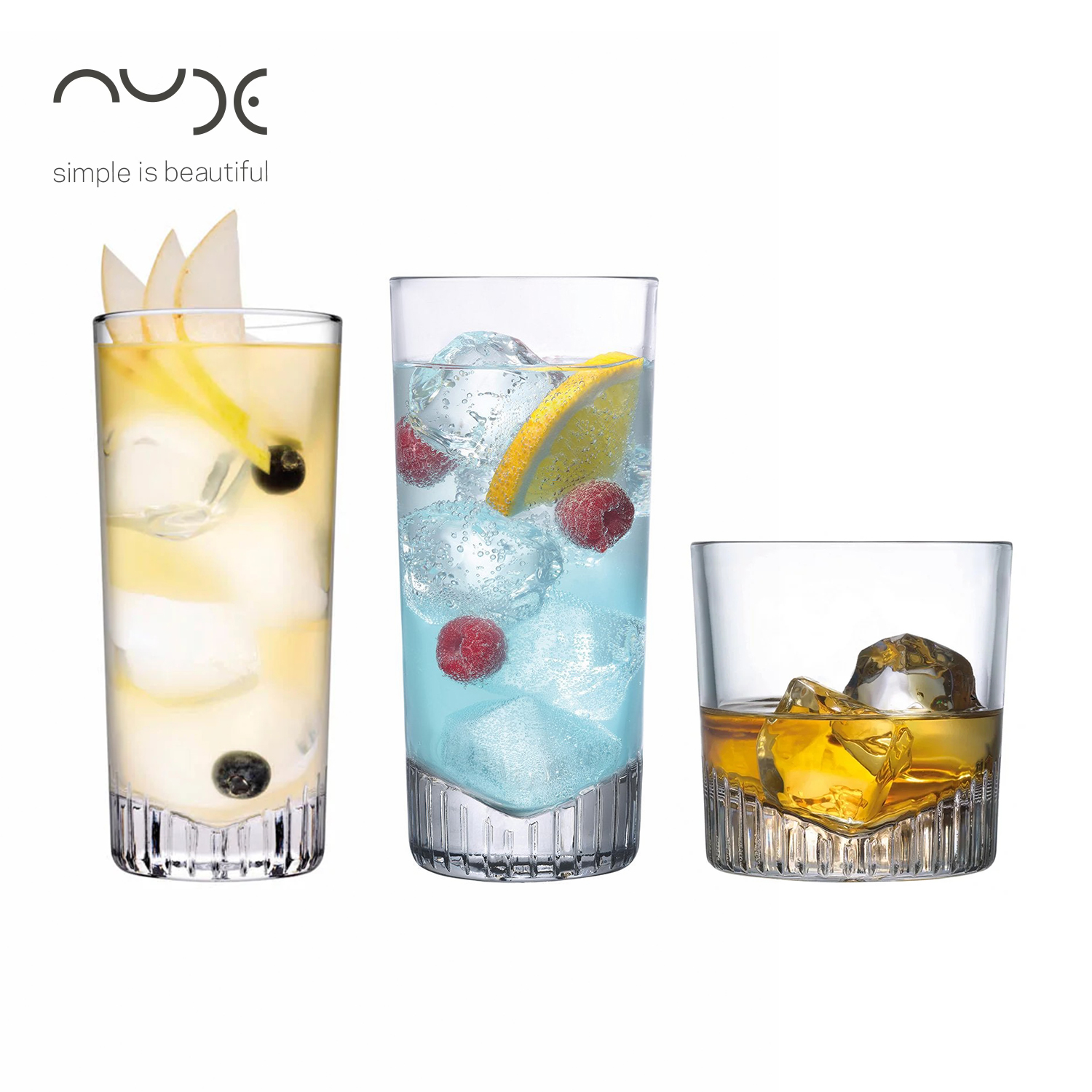 土耳其NUDE进口Caldera卡德拉威士忌杯水杯水晶玻璃洋酒杯子