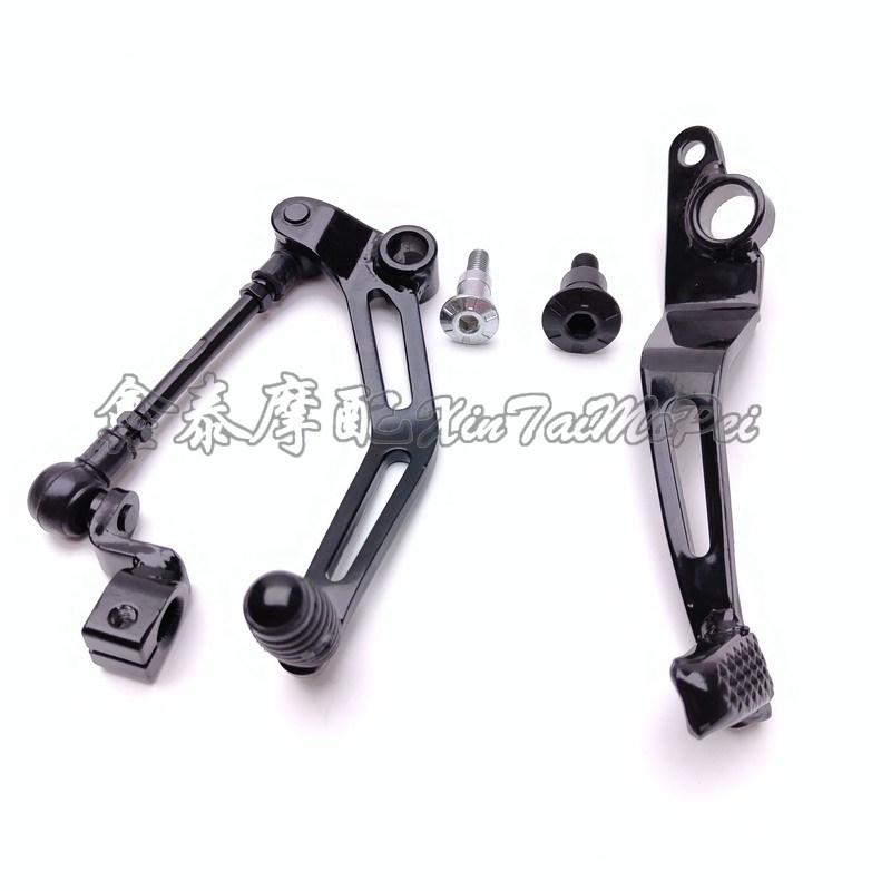赛刹车踏杆变挡踏杆QJ0GS-1D换挡杆后刹车踏板脚刹踏杆螺丝