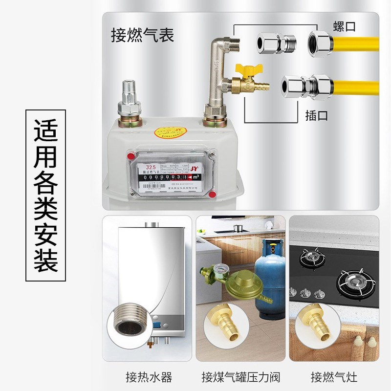 管燃气管道液化煤灶高压防爆30不锈钢波纹软管子 家用