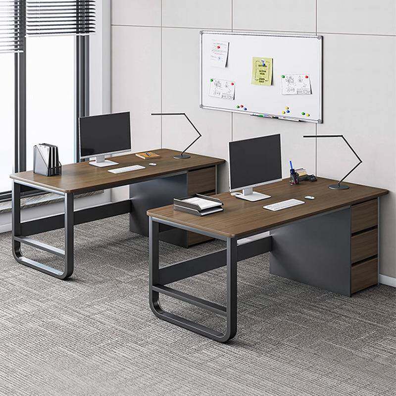 办公桌员工位简约现代办公室桌职员桌椅组合单人工位简易电脑桌子