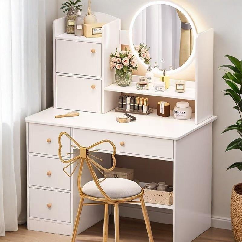 梳妆台卧室简约现代小型化妆柜一体小户型2025新款化妆桌子化妆台