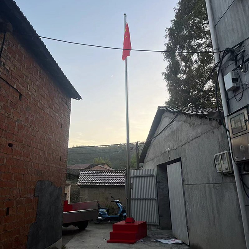 移动不锈钢旗杆幼儿园学校活动升旗台底座6米9米12米