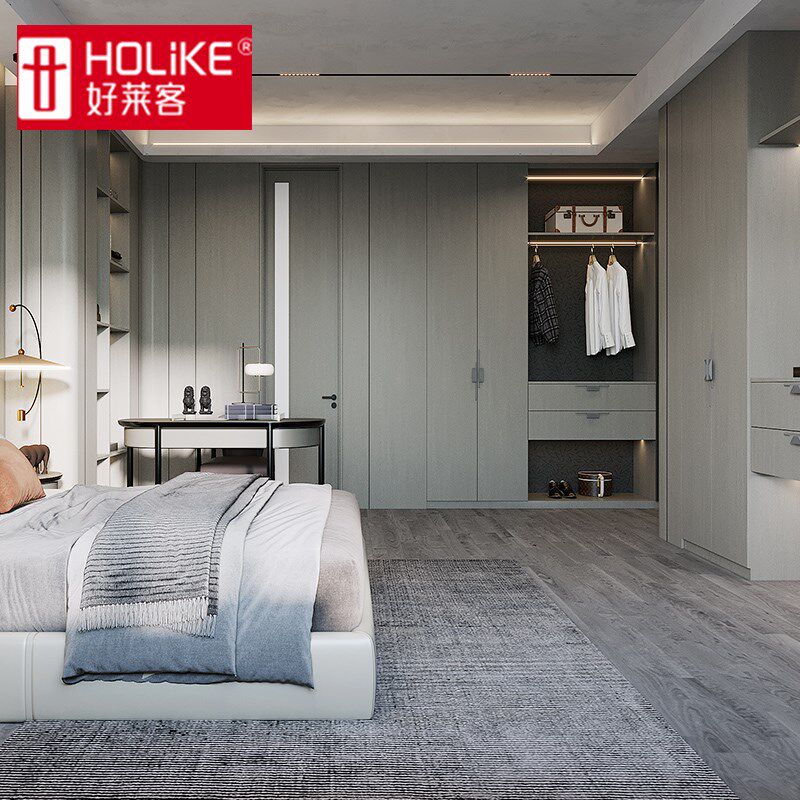 好莱客走入式衣柜定制 全屋定制衣帽间超高移门柜子家具家装