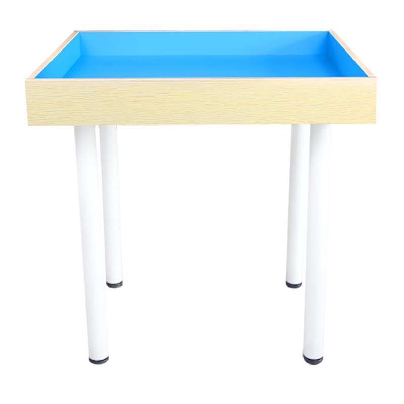 心理沙盘沙具装咨询室实木桌子陈列架沙箱柜折叠支架不锈钢团体