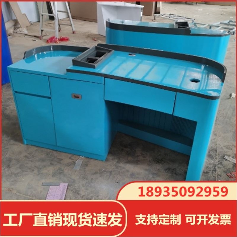 烤漆抽血台体检台疫苗接种台带转角电脑桌诊疗台门诊桌工作台儿科