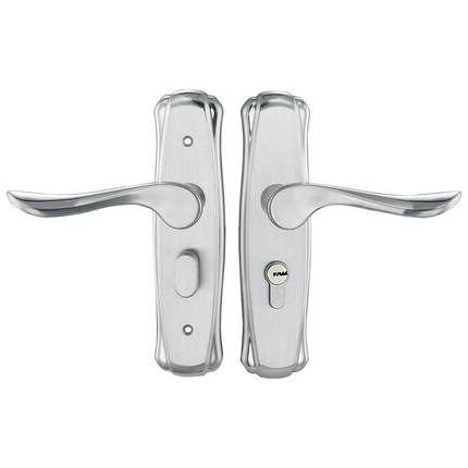 高端304不锈钢 T50单舌静音防撬 卫生间插芯执手门锁