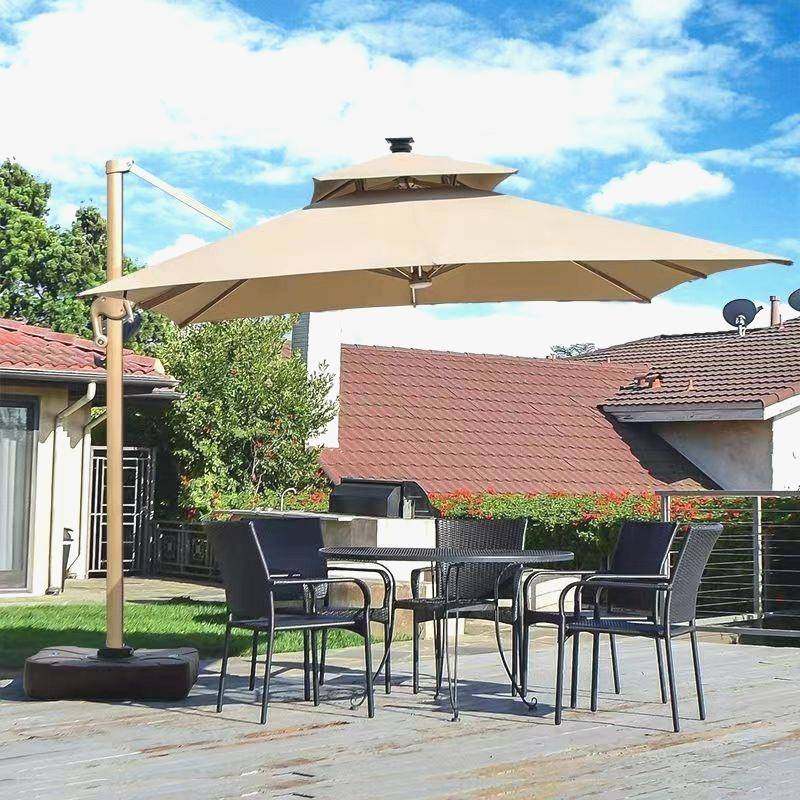 户外遮阳伞庭院专用 罗马伞设计露台防晒 摆摊露天大伞棚别墅适用,电子元器件市场,其它元器件,淘宝优惠券,粉丝福利购,淘宝优惠卷