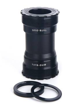 VIADUCT山地公路自行车T47螺纹DUB中轴 外径47mm内径28.99mm配件