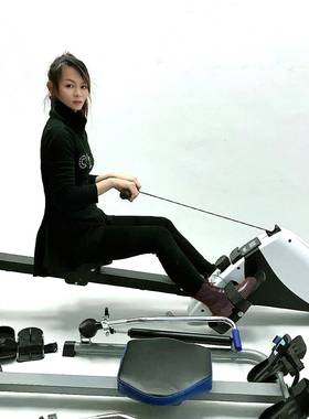 家用折叠磁控划船机多功能室内健身运动机器划船器Rowing machine
