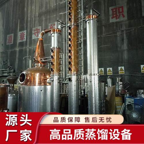 工厂直销多塔盘高柱子蒸馏器多功能威士忌金酒伏特加蒸馏设备