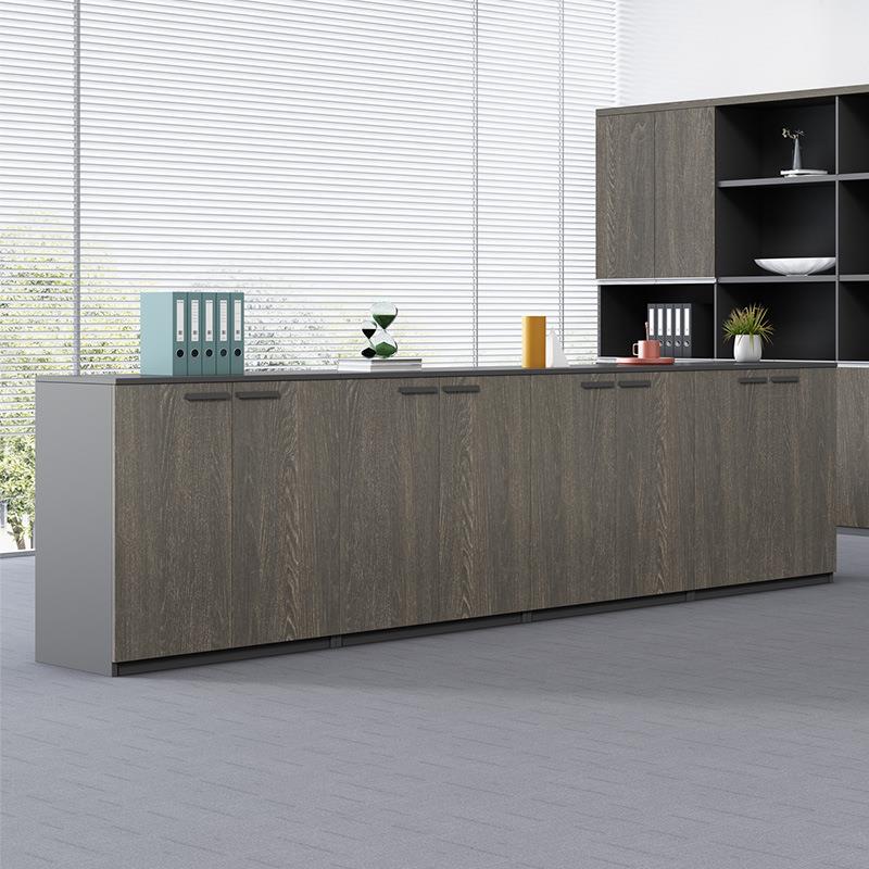 文件柜矮柜地柜储物柜木质办公室隔断柜资料柜档案柜带锁办公柜子