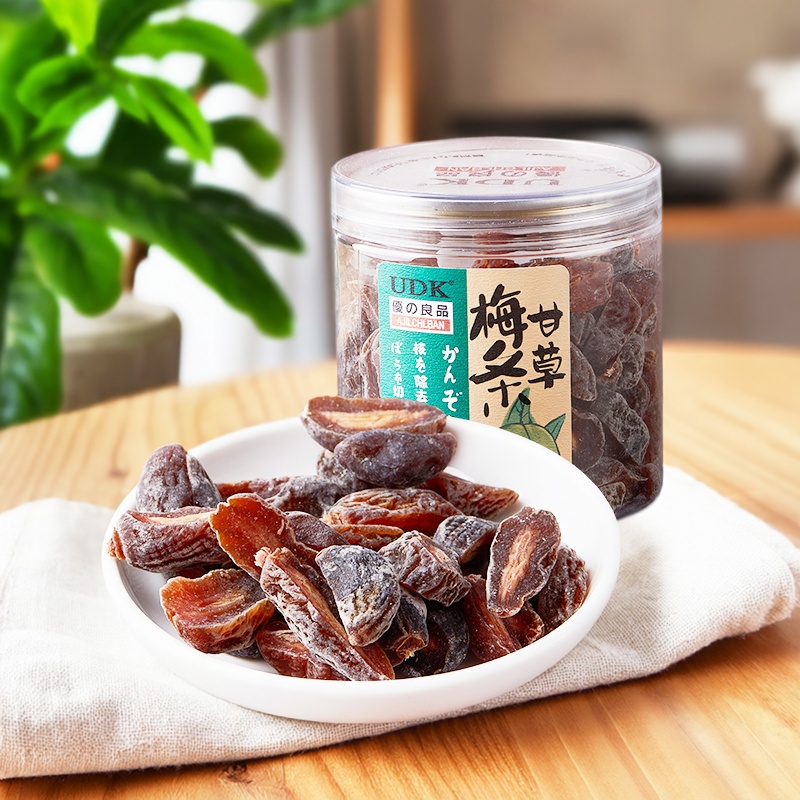 UDK优之良品甘草梅条罐装