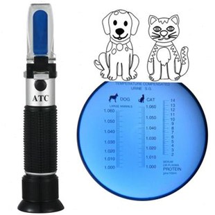 兽用猫狗折射仪宠物尿液比重计猫狗尿比重测量仪尿液比重折光仪