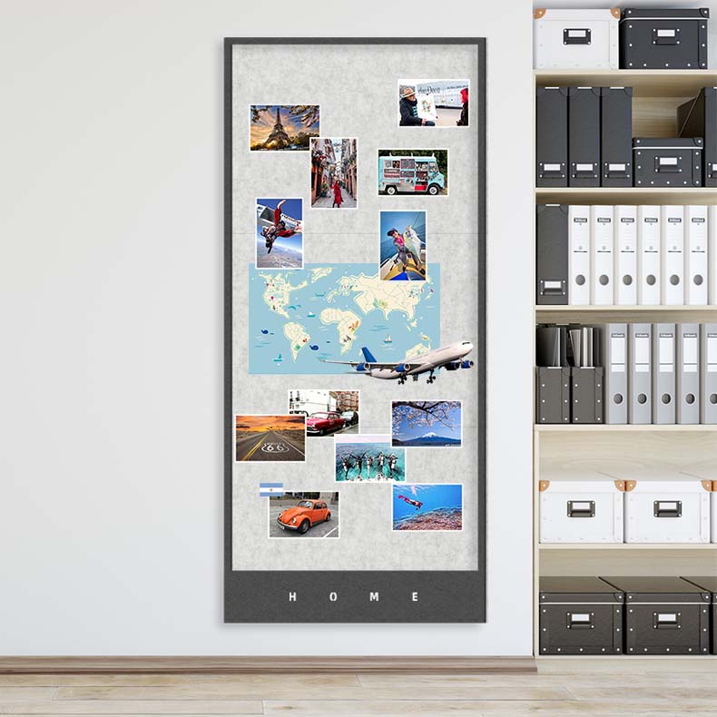 定制软木板毛毡墙贴留言板照片墙背景墙卧室书房玄关墙面装饰