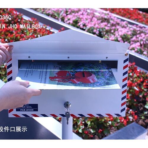 1035c  信封造型挂墙 别墅立杆式邮箱 信报箱 邮筒 店铺装饰信箱