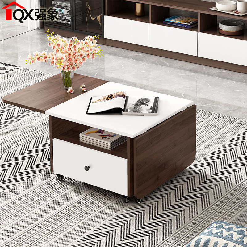 客厅小桌子折叠茶几餐桌两用现代简约可小户型J2移动多功能创意