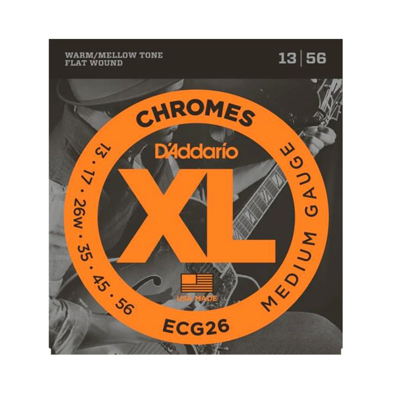 达达里奥 ECG23  2 EPN0平卷弦电吉他琴弦 爵士半空心吉他弦