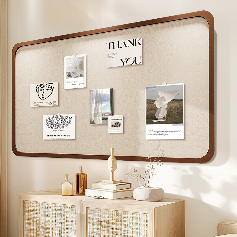 照片墙毛毡板背景板毛毡墙贴展示墙组合相框墙面装饰创意软木墙板