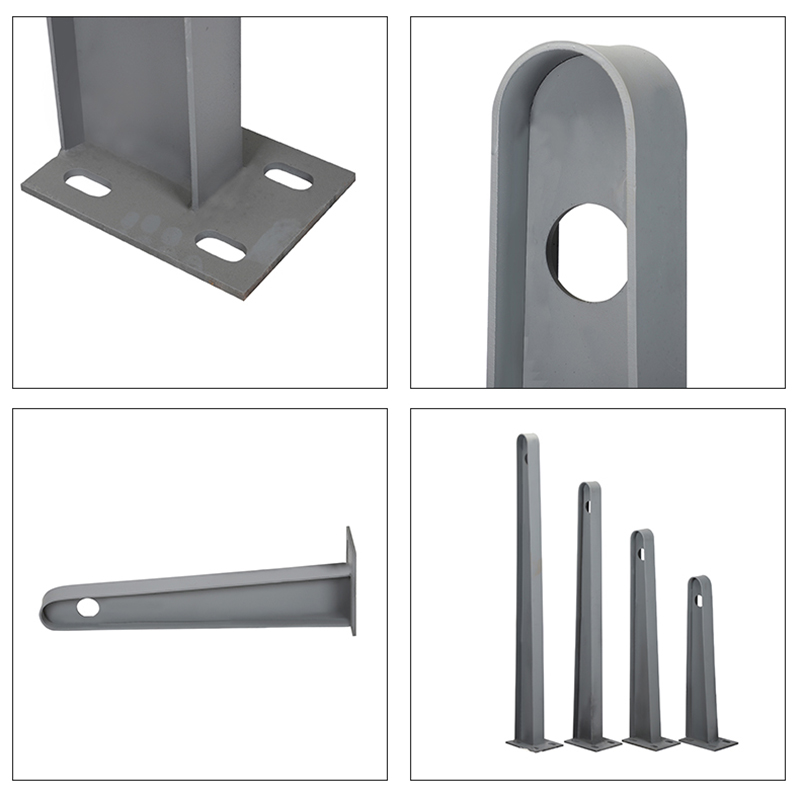 定制 不锈钢雨棚钢梁碳钢牛腿支架满焊钢H型结构挑梁玻璃幕墙爪件