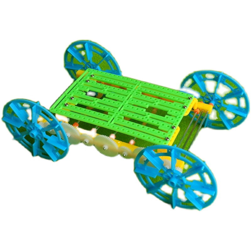 DIY科技小制作装 木板饮水机 皮筋载货车 光盘小时钟软讲空气车