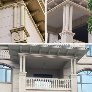 罗马柱子模具圆柱光面柱水泥圆形塑料模板装饰别墅模型小柱子建筑