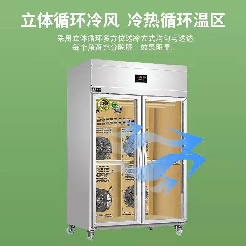佰友晾鸭柜智能晾胚柜烤鸭风干机烧鹅柜吹皮烤鸡凉皮柜冷藏商用柜