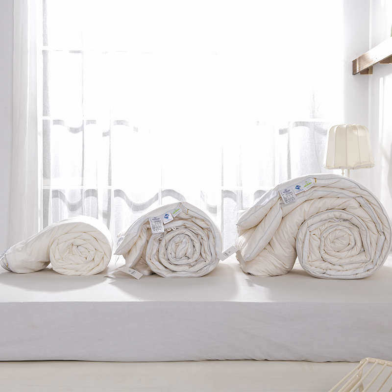 五星级民宿酒店布草母婴纤维被保暖加厚软大豆超冬空调级