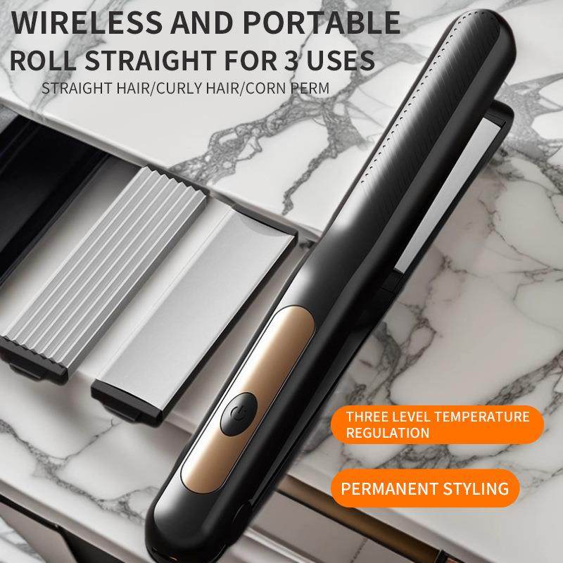三合一液晶无线直发梳多功能替换头直发卷发两用卷发棒女生玉米夹,五金/工具,五金工具箱/五金收纳箱,淘宝优惠券,粉丝福利购,淘宝优惠卷
